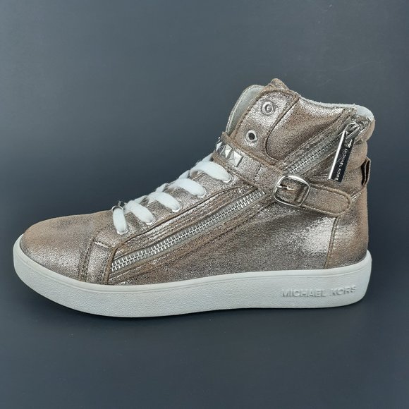 Michael Kors Studded High Top Sneaker Size 5 - Picture 14 of 15